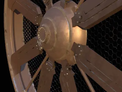 Industrial parts 3D model