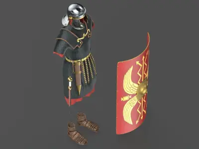 Roman legionary cloth 3D model