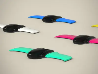 Spaceship set 3D model