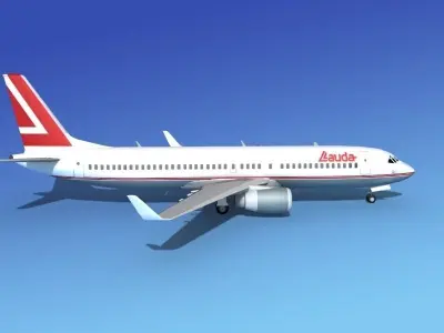 Boeing 737-800 Lauda Air 3D model
