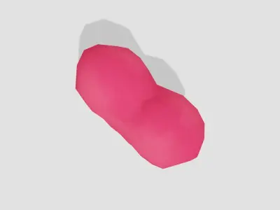 Heart Simple - Hand Painted Free 3D model