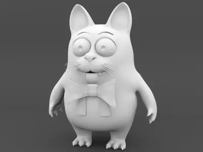 CAT CARTOON 3D MODEL 3D model
