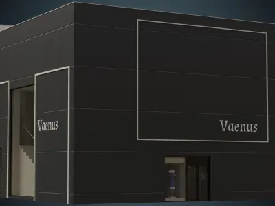 Building 5A Low-poly 3D model