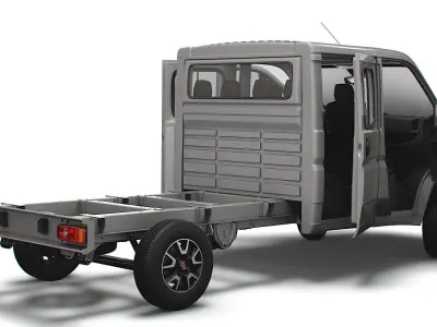 Fiat Ducato Chassis CrCab 3800WB 2023 3D model