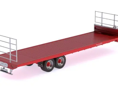 Bale trailers BC-36-TAN 3D model