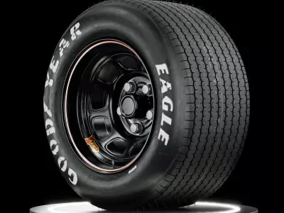 GoodYear Eagle Vintage 265 x 105 15 3D model