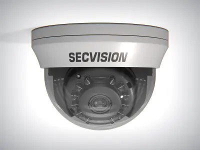 Security Camera 01 PBR Low-poly 3D model