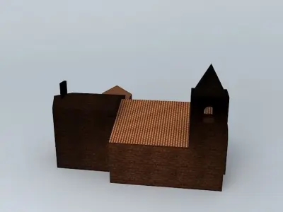 Parish Church of Vera Cruz. Santa Cruz de la Sierra Free 3D model