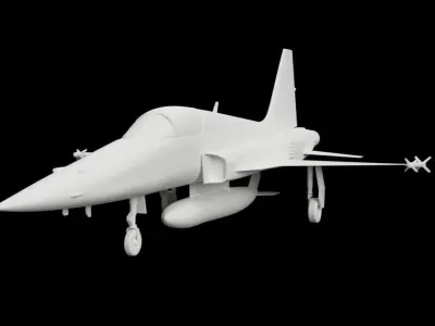 F5 Northrop scaled 3D print model