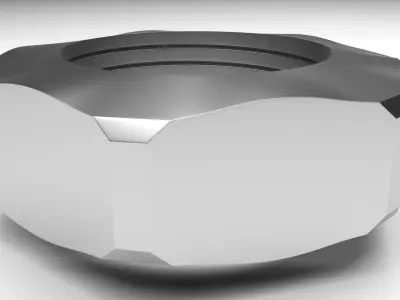 Hex Nut 3D model