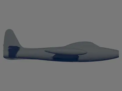 F-84G-21-RE Thunderjet 3D model