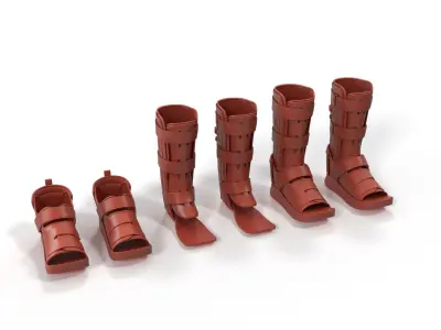 Feet Orthotics Darco with Off-Loading Shoes for 3D Print 3D print model