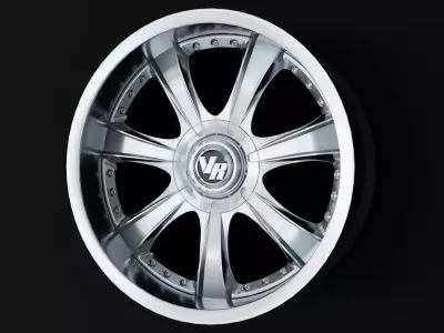 Volk Racing GT-Ego Low-poly 3D model