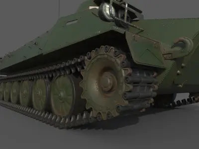 MT-LB armored vehicle 3D model