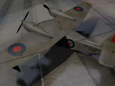 Grumman Gosling Mk-1 - RN 3D model