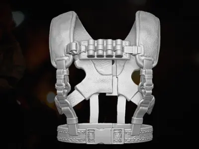 Vigilante Harness V1 Kit 3D printable file for Action Figures 3D print model