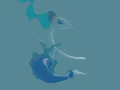 Pokemon Primarina Free 3D model