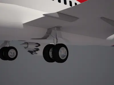 Malaysia Airlines Boeing737 max 10 3D model