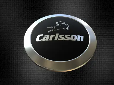 carlsson logo 3D model