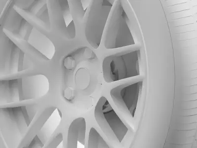 Chevrolet Camaro 2012 Hennesey wheel 3D model