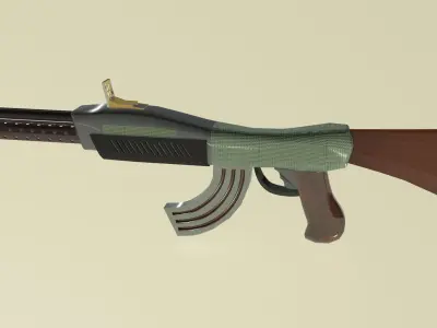 Mashine gun 3D model