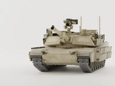M1A2  Abrams 3D model