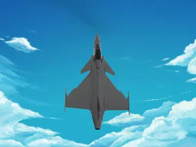 Saab JAS 39 Gripen 3D model