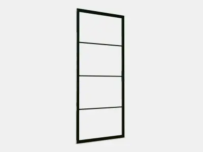 SKYTTA Sliding door frame 1 Low-poly 3D model