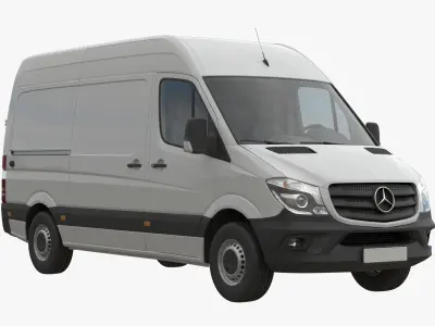 Mercedes-Benz Sprinter 2015 PanelVan L2H2 3D model