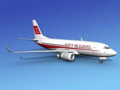 Boeing 737-700ER Boston Air 3D model