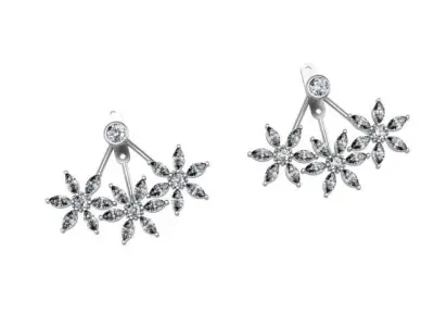 Earring Jackets 3D print model