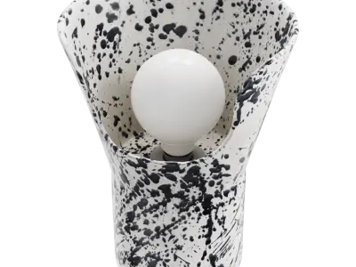  Eno Ceramic Xona Splattered Lamp Model 