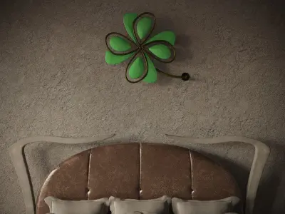 Clover Wall Decor Free 3D model