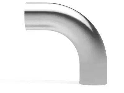 Hygienic Bends 90 Degrees - DIN11852 Welding Ends Free 3D model