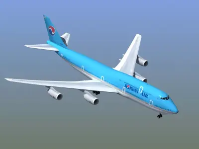 B747 Airliner 3D model