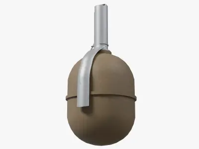 RGD-5 Grenade - Low Poly Game Ready Low-poly 3D model