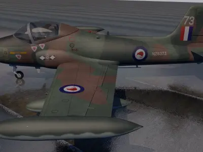 BAC 167 Strikemaster Mk-88 3D model