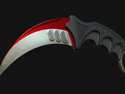 Karambit Knifes Set 3D model