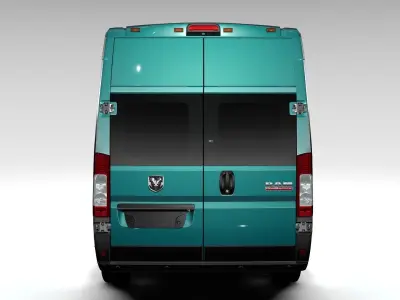 Ram Promaster Cargo 3500 H3 159WB EXT 2016 3D model