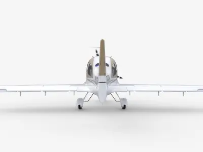 Aircraft Propeller Turbo 3D model