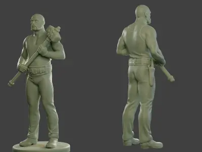 Bill HammerMan BH1 0001 3D print model