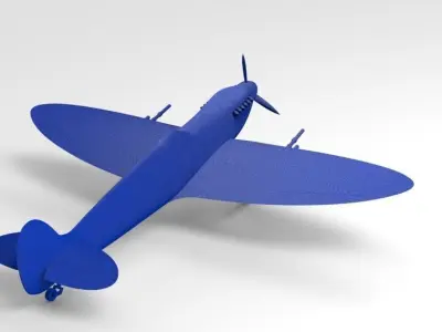 Supermarine Spitfire MkVb 3D Print 3D print model