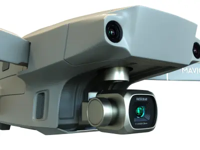 3D DJI MAVIC 2 PRO Low-poly 3D model