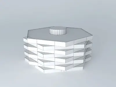 Bolt Nut Complex 3D model