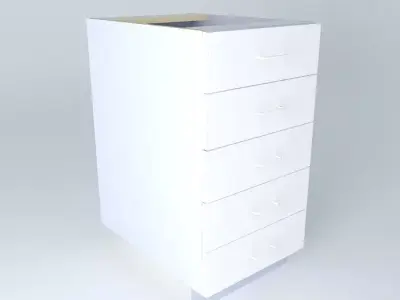 DB5D-1 cabinet with five drawers Free 3D model