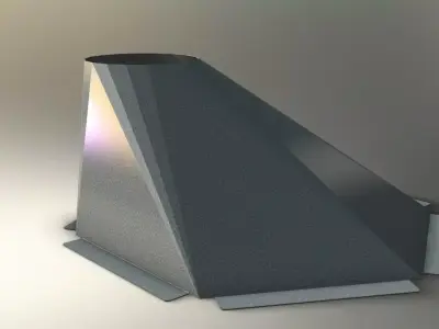 Sheet Metal Chutehopper Free 3D model