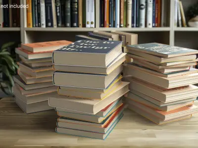 Pile of Books 3D model