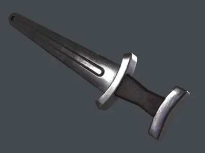Viking Sword 3D Model Low-poly 3D model