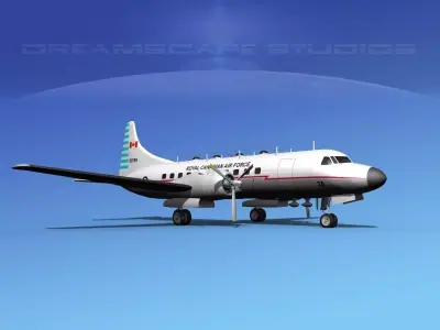 Convair T-29 Royal Canadian AF 3D model