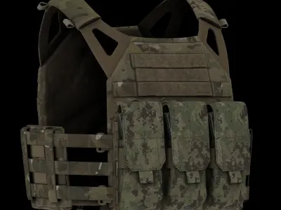 Eagle Industries SOFLCS M4 Mag Pouch Low-poly 3D model